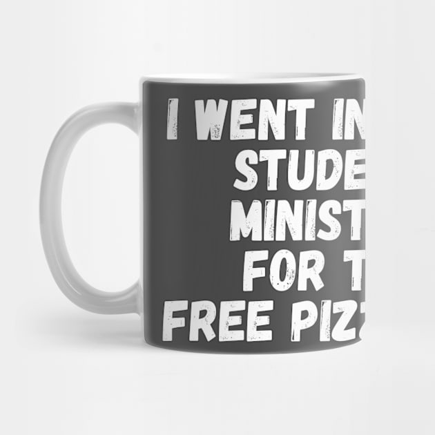 Will Work For FREE Pizza! - White Text by StudentMinistryMatters